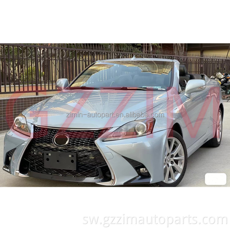 PP gari la mwili Kits F-Sport Sinema IS250 Bumper ya mbele na grille kwa L-xus IS250 IS300 2006-2012 Sasisha GSF FaceLift